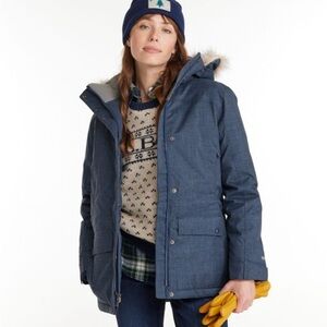 L.L. Bean Women's Navy Blue Ski Snow Jacket